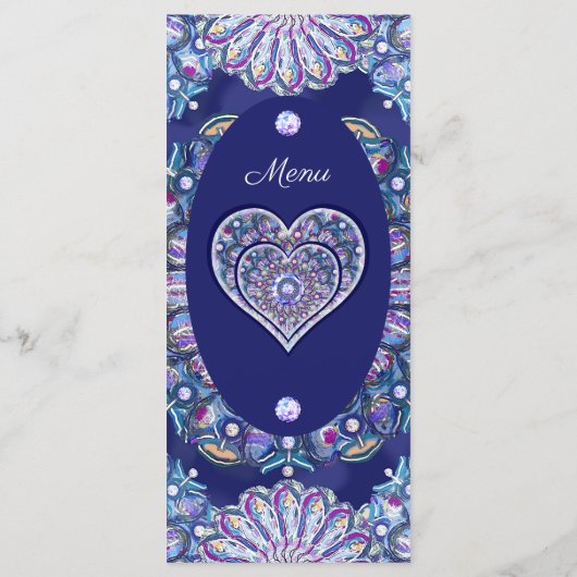 ブルーロザース メニュー (裏面)