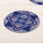 ブルーロザース ラウンドペーパーコースター (アングル)