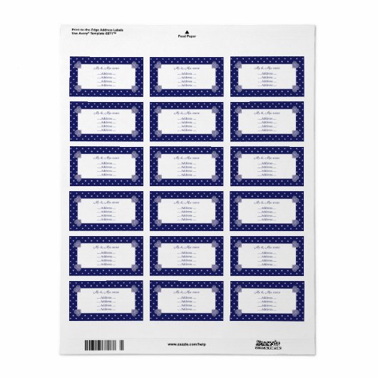 ブルーロザース ラベル (フルシート)