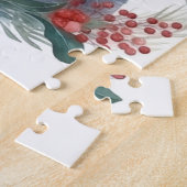 ブルーロシアのキャットクリスマスリースフェスティバルキッテン ジグソーパズル (側面)