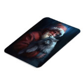 ブルーロシアのキャットサンタクロースフェスティバルクリスマス マグネット (左側)