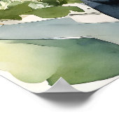 ブルーロシアの – キャットアートプリント ポスター (角)