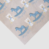 ブルーロッキングホース男の子だ! 薄葉紙 (詳細)