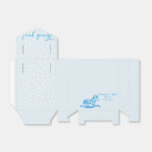 ブルーロッキングホース赤ちゃんシャワーパーティー特典ボックス フェイバーボックス (折り畳みなし)