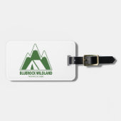 ブルーロックワイルドランド地方パークマウンテンキャンプ ラゲッジタグ (正面横)
