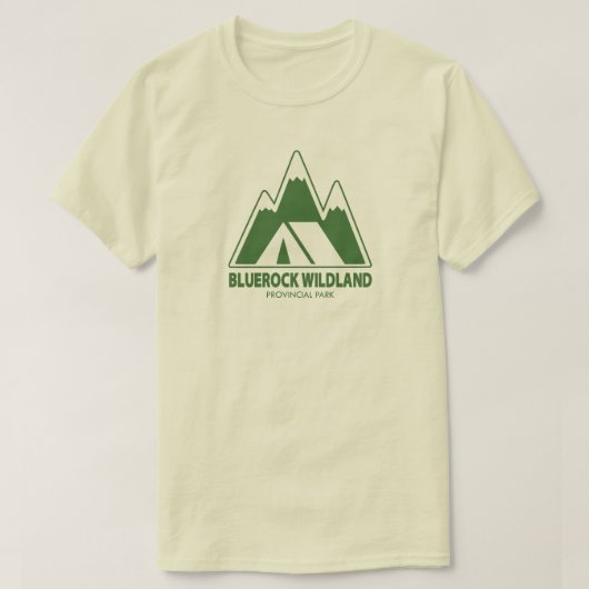 ブルーロックワイルドランド地方パークマウンテンキャンプ Tシャツ (デザイン正面)