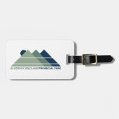 ブルーロックワイルドランド地方パークマウンテンサン ラゲッジタグ (正面横)