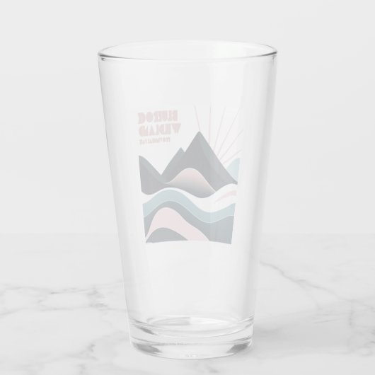 ブルーロックワイルドランド州立公園色の丘 タンブラーグラス (裏面)