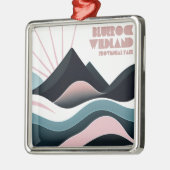 ブルーロックワイルドランド州立公園色の丘 メタルオーナメント (左)