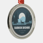 ブルーロックワイルドランド州立公園鹿 メタルオーナメント (右)