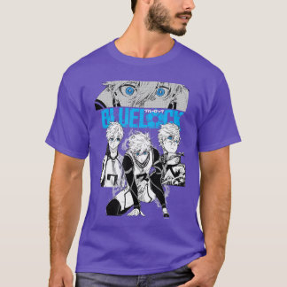 ブルーロック 清涼ナギ 複数シーン ビッグチェストプリント Tシャツ