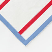 ブルーロブスタージンジャージャースジャーベビー小さな毛布 フリースブランケット (角)