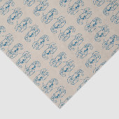 ブルーロブスターラインスケッチオンサンディビーチタンカラー 薄葉紙 (詳細)