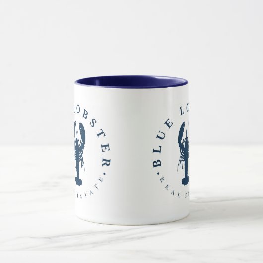 ブルーロブスター実在エテート11oz mug マグカップ (中央)