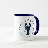 ブルーロブスター実在エテート11oz mug マグカップ (正面右)