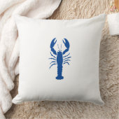 ブルーロブスター装飾用クッション クッション (ブランケット)