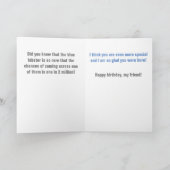 ブルーロブスター誕生日 カード (内部)