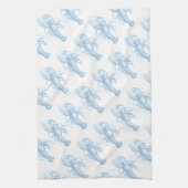 ブルーロブスター キッチンタオル (縦)