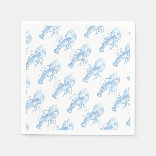ブルーロブスター スタンダードカクテルナプキン (正面)