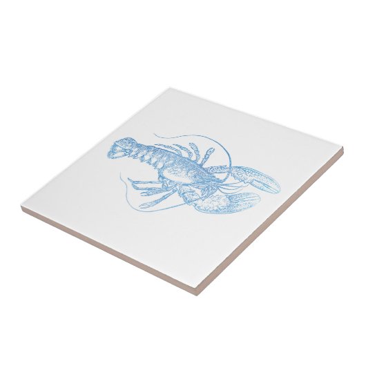 ブルーロブスター タイル (側面)