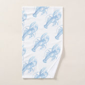 ブルーロブスター バスタオルセット (ハンドタオル)