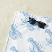 ブルーロブスター ビーチタオル (インサイチュ)