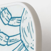 ブルーロブスター ピックルボールラケット (左詳細)