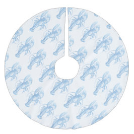 ブルーロブスター ブラッシュドポリエステルツリースカート