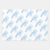 ブルーロブスター ラッピングペーパーシート (正面)