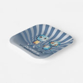 ブルーロボットテーマ第1期パーティー ペーパープレート (傾斜あり)