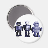 ブルーロボット磁石 マグネット (正面/裏面)