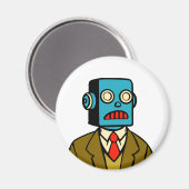 ブルーロボット マグネット (正面/裏面)