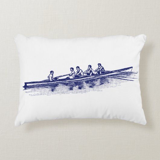 ブルーローイングローワーズクルーズチームウォータースポーツ アクセントクッション (正面)