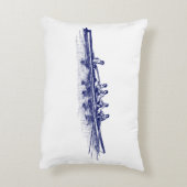 ブルーローイングローワーズクルーズチームウォータースポーツ アクセントクッション (裏面(縦))