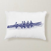 ブルーローイングローワーズクルーズチームウォータースポーツ アクセントクッション (裏面)