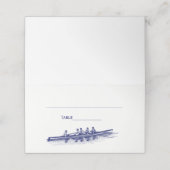 ブルーローイングローワーズクルーズチームウォータースポーツ プレイスカード (外部開封)