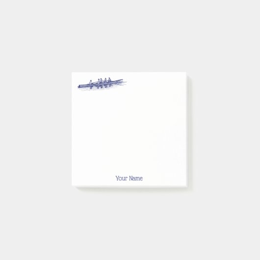 ブルーローイングローワーズクルーズチームウォータースポーツ ポストイット (正面)