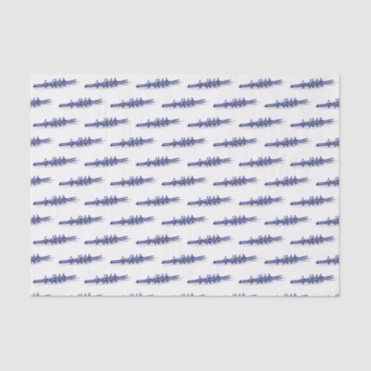 ブルーローイングローワーズクルーズチームウォータースポーツ 薄葉紙 (正面)