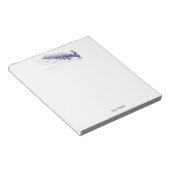 ブルーローイングローワーズクルーズチームウォータースポーツ#3 ノートパッド (アングル)