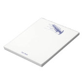 ブルーローイングローワーズクルーズチームウォータースポーツ#3 ノートパッド (回転)