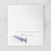 ブルーローイングローワーズクルーズチームウォータースポーツ#3 プレイスカード (外部開封)