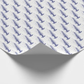 ブルーローイングローワーズクルーズチームウォータースポーツ#3 ラッピングペーパー (角)