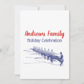 ブルーローイングローワーズクルーズチームウォータースポーツ#3 招待状 (正面)