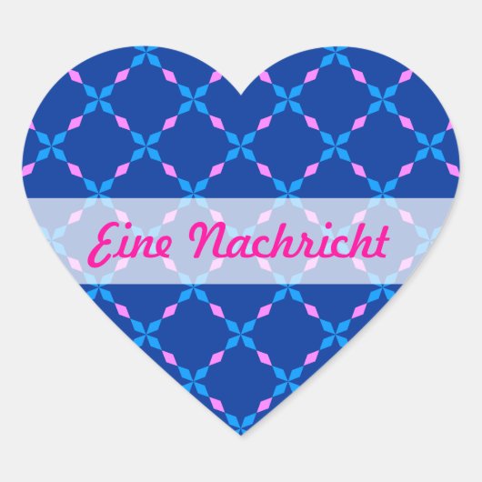 ブルーローザベイリッシュ ハートシール (正面)