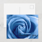 ブルーローズの想い出カード ポストカード (正面/裏面)