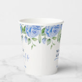 ブルーローズウォーターカラー サムシングブルー ビフォア・アイ・ドゥ 紙コップ (右)