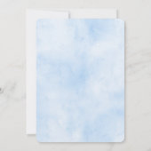 ブルーローズガーデン洗礼招待状 招待状 (裏面)