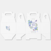 ブルーローズリボン 70歳の誕生日  フェイバーボックス (見開き)