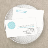 ブルーロータスウェルネス&ヒーリングアーツビジネスカード 名刺