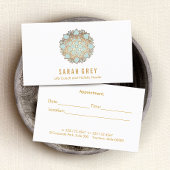 ブルーロータスウェルネス&ホリスティックヘルスアポイントメント 予約カード